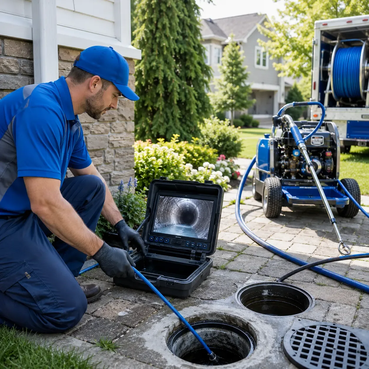 Outdoor drain cleaning professionals serving Nesconset, NY